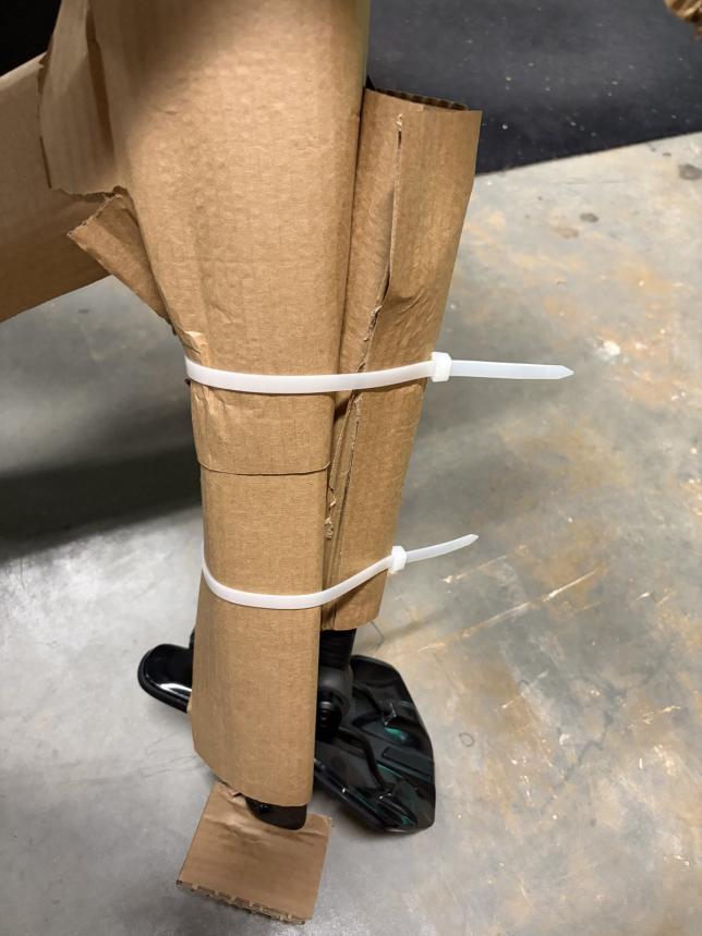 Seat post at fork