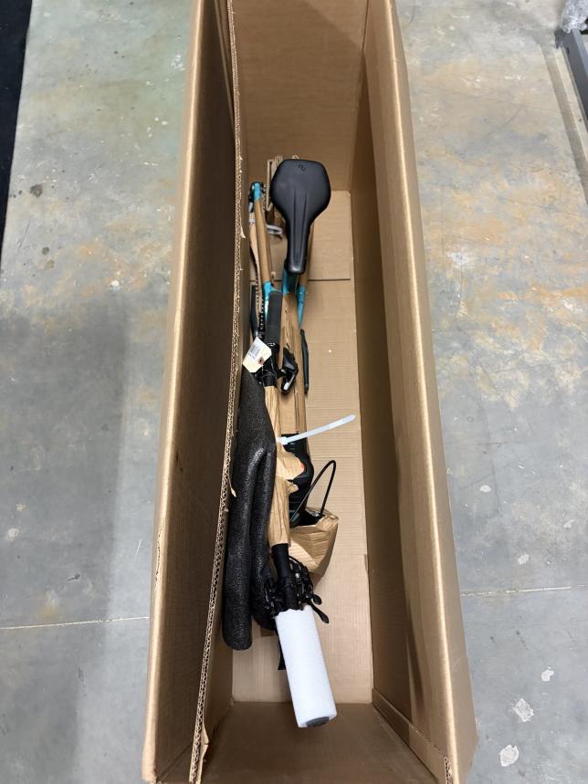 Lower frame into box